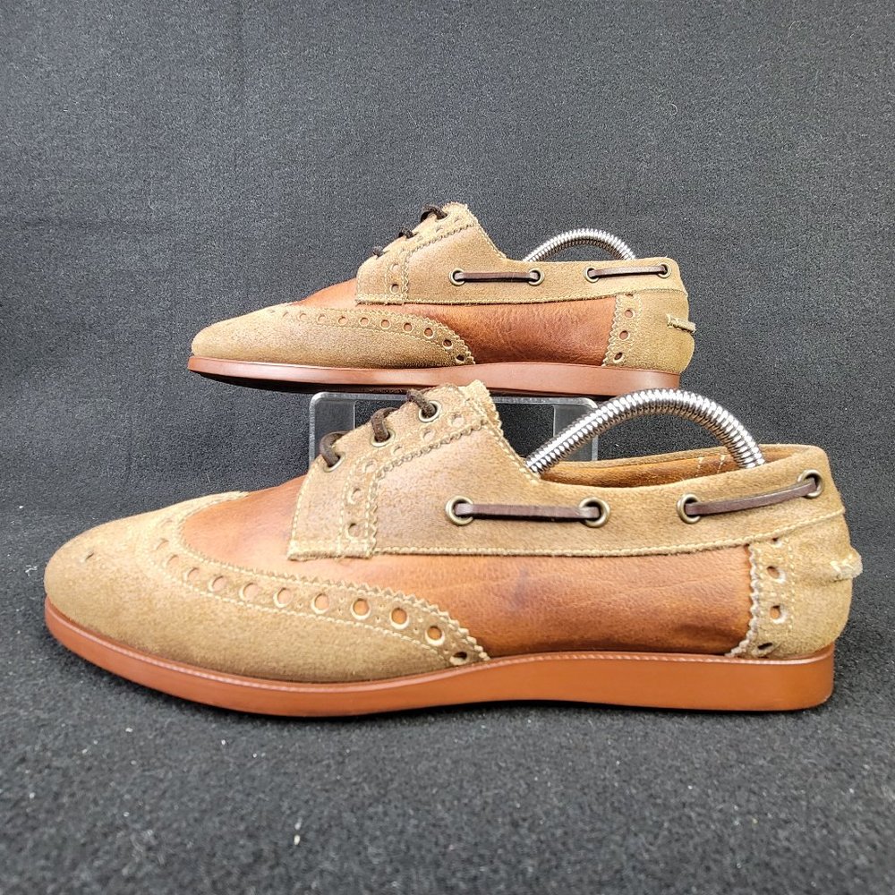 Paul Smith Shoes Rowland Wingtip Boat Shoes Men's 7 Made in Italy